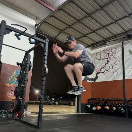 man jump